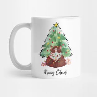 Meowy Catmas Mug